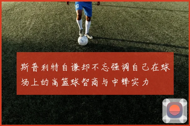 斯普利特自谦却不忘强调自己在球场上的高篮球智商与中锋实力